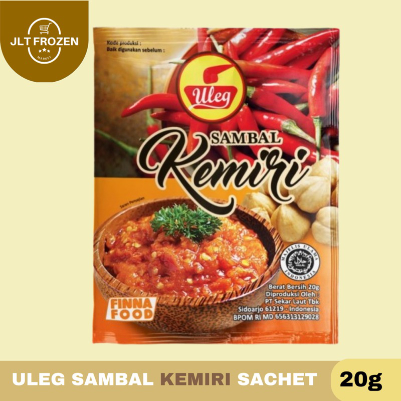 

Sambal Kemiri Uleg Finna Sachet - 20g [1 Pcs / 10 Pcs]