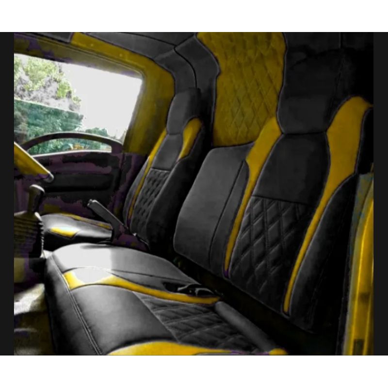 Sarung Jok/Cover jok Truk Canter ( Cover Jok + Plafon + Kabin )