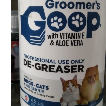 Goop Groomer  goop Degreaser 4.5Lbs/2kg Pemutih Bulu Kucing Anjing groomers