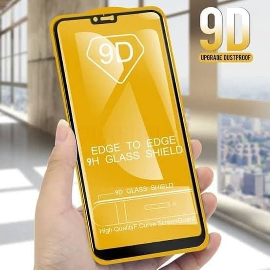 OPPO K1 K3 K5 K7 K7X K9 K9 PRO K10 K10 5G K10X Tempered Glass Full Lem 9D Full Cover Anti Gores Kaca - White_Cell