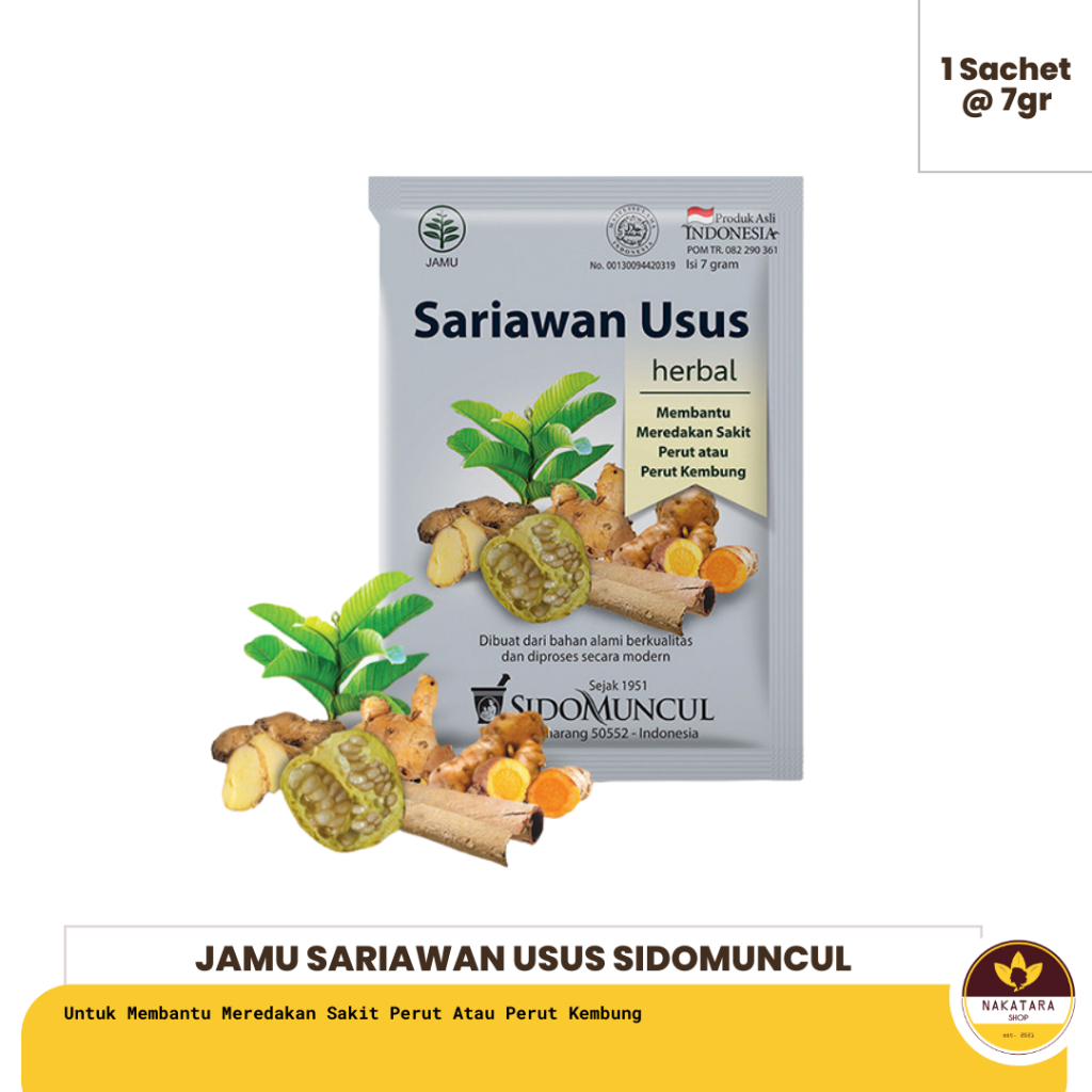 Jual Jamu Sariawan Usus Sido Muncul Isi 10 Sachet Serbuk Shopee Indonesia