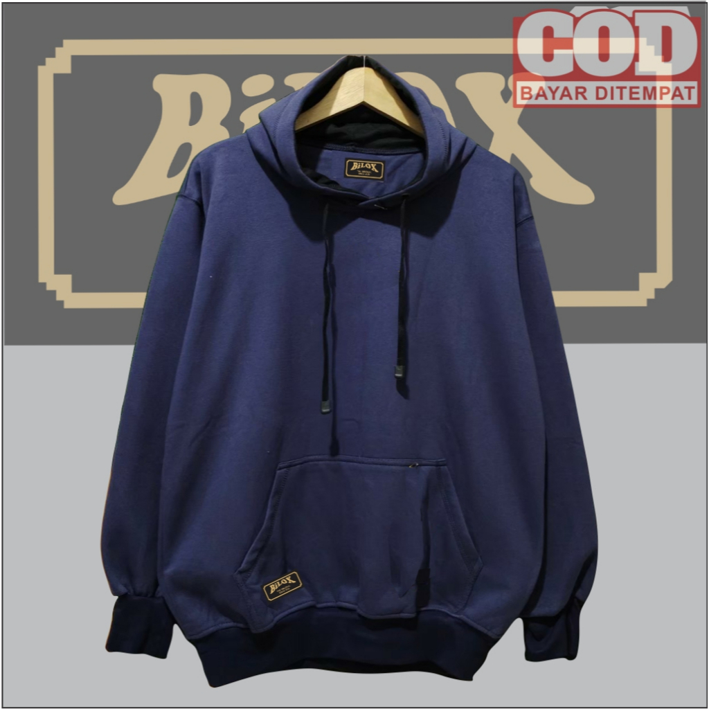 Sweater Hoodie Polos BILOX Pria Wanita Premium Distro