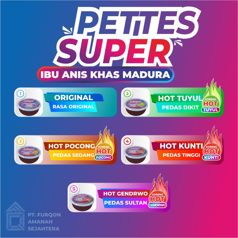 

PETTES SUPER IBU ANIS KHAS MADURA