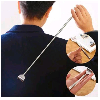 Garuk Punggung Besi Stainless Model Tarik Garuk Punggung Besi Lipat