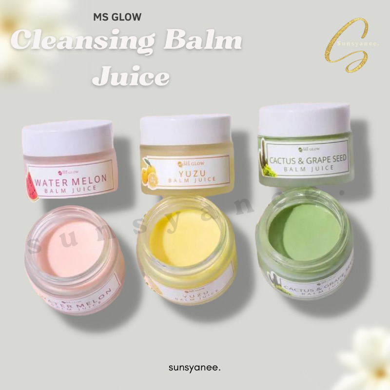 Ms Glow Cleansing Balm Juice | Mengangkat Komedo | Menghapus Makeup