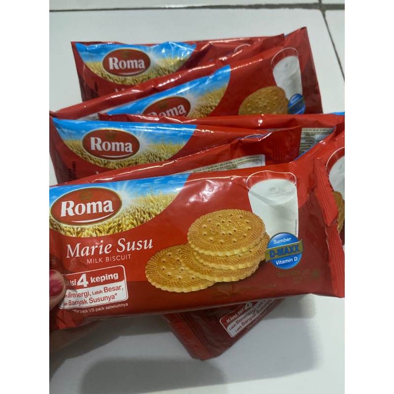 

READY | Roma Biskuit Marie Susu 10 Pcs