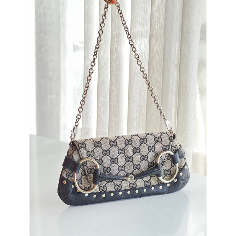 Gucci Horsebit Tom Ford Shoulder Bag Vintage Authentic