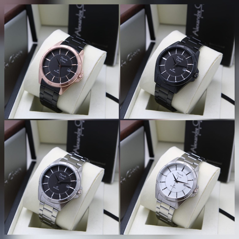 ALEXANDRE CHRISTIE PRIA AC 1011 / AC1011 STAINLESS ORIGINAL GARANSI RESMI 1 TAHUN