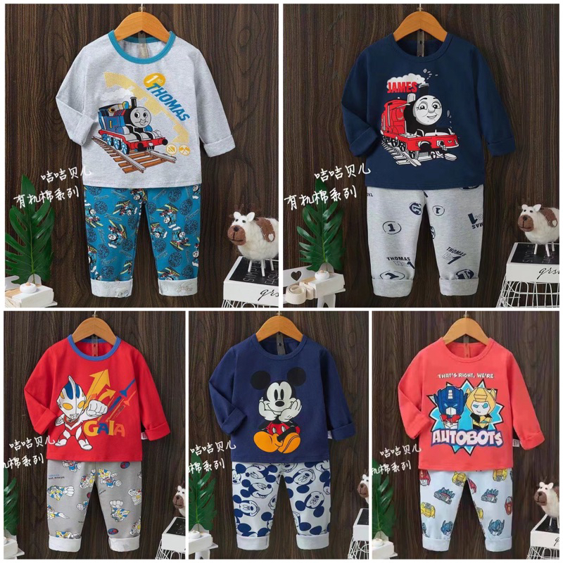 Piyama Anak Impor Lengan Panjang Ku bao Boy 7