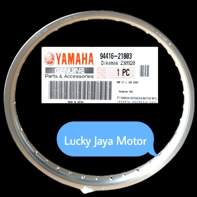 Pelek Vleg Velg Rim Wr 155 Wr155 Depan 21x1.60 94416-21803 Original