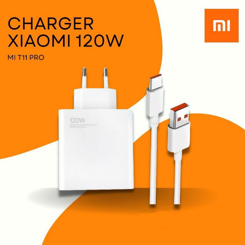 Charger Xiaomi Type C 120W Original Turbo Charge 6A Cable | Charger Xiaomi 120W Original