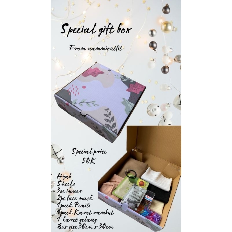 

gift box hijab | gift box for girl | box kado wanita