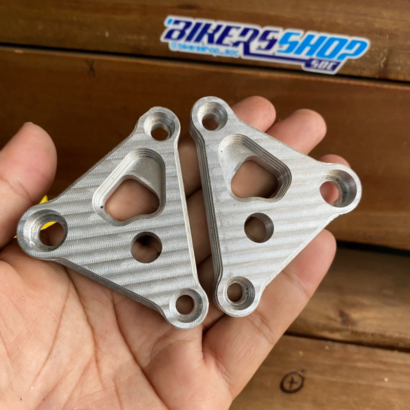 kupingan lampu cb gl 100 k5 cnc breket lampu dudukan lampu cb cnc asli termurah