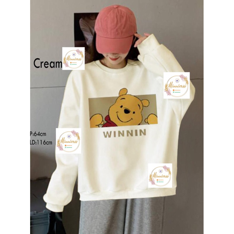 Atasan rajut Pooh import / atasan rajut winnie the pooh import / atasan disney import / atasan rajut