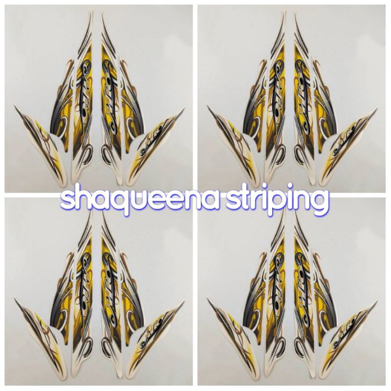 STIKER STRIPING MOTOR MIO SMILE TAHUN 2010