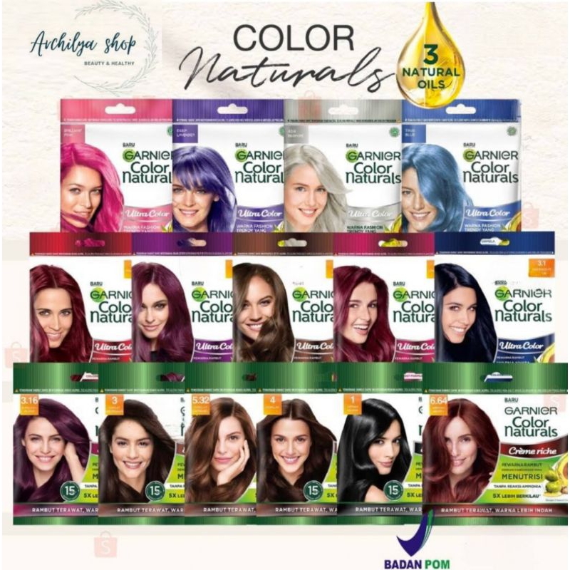 Garnier Hair Color Naturals / Pastel Sachet - Cat rambut Sachet