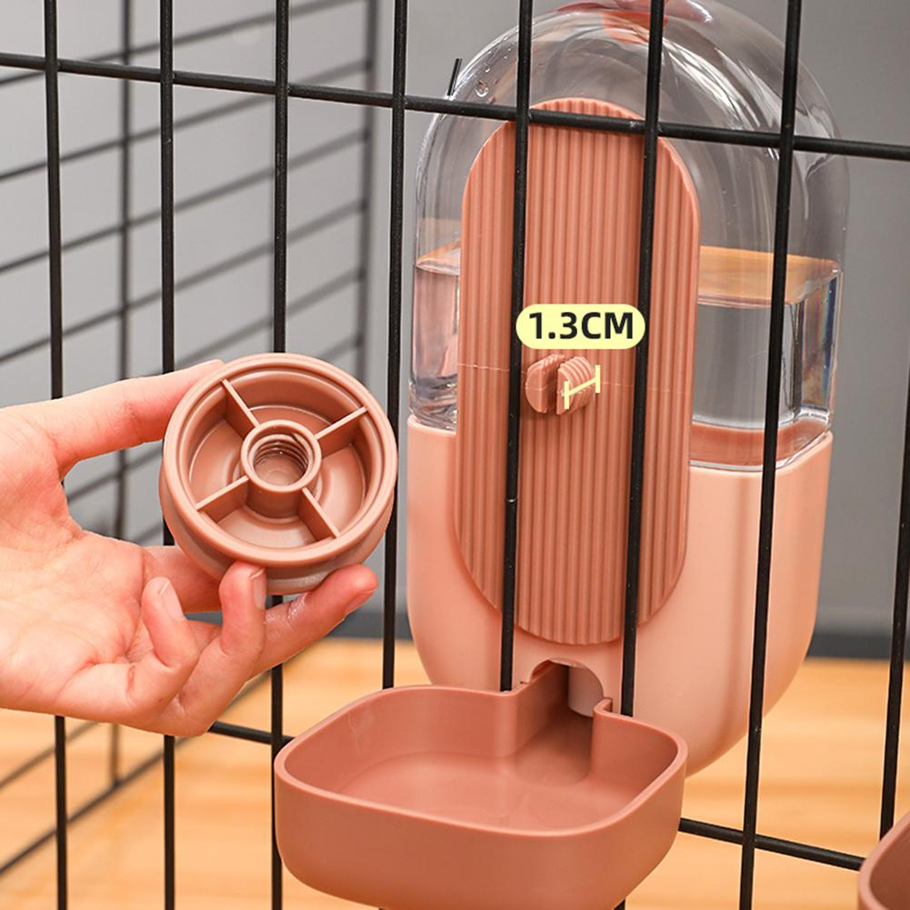 Botol Gantung Kandang Hewan Tempat Makan Anjing 870ml Botol Minum Kucing 800ml Hanging Cage Bottle Automatic Cat Feeder Pet Bowl Water Dispenser