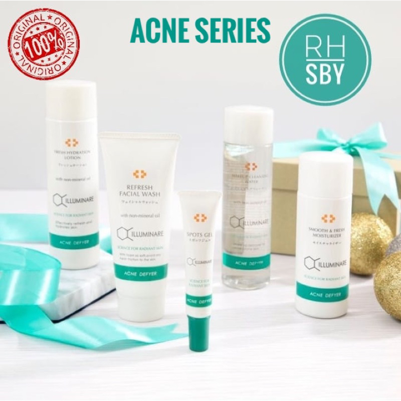 Jual Illuminare Acne facial wash / illuminare hydrating lotion