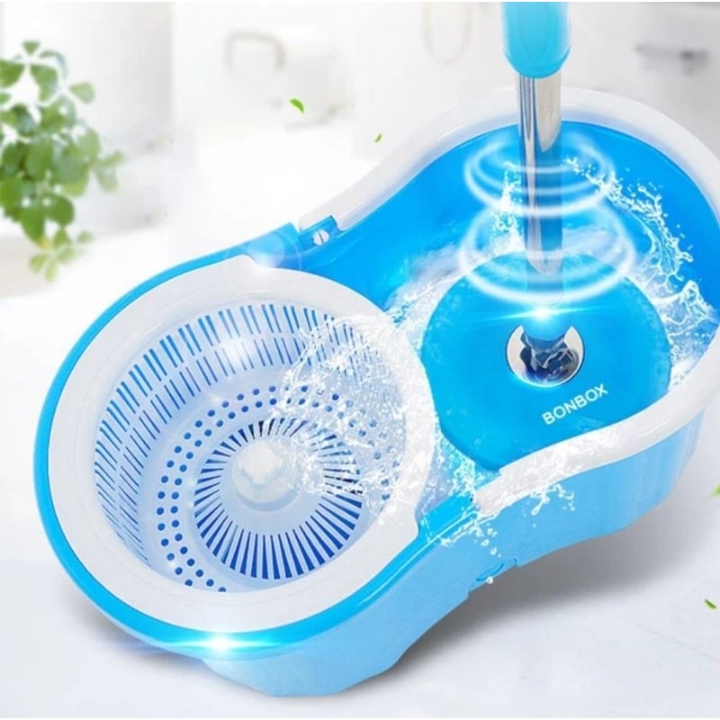 Alat Pel Otomatis BONBOX BCT 815 Spin Mop - Alat Pel Lantai - Kain Pel