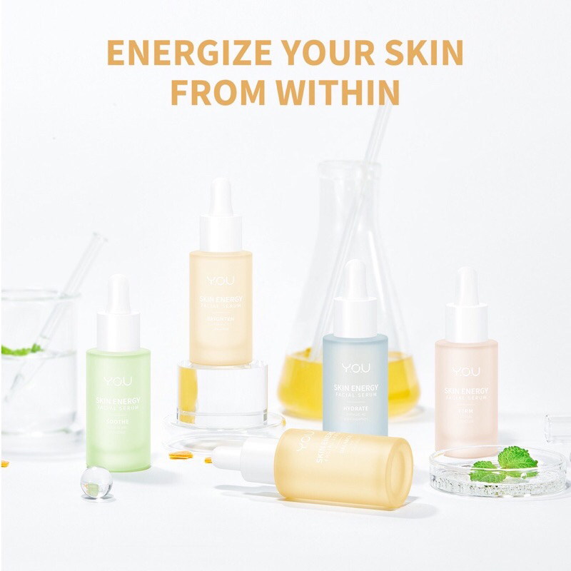 [BISA COD] Y.O.U - YOU Skin Energy Facial Serum  Brighten (SymWhite377 + Tangerine) - Serum YOU - Serum Wajah YOU