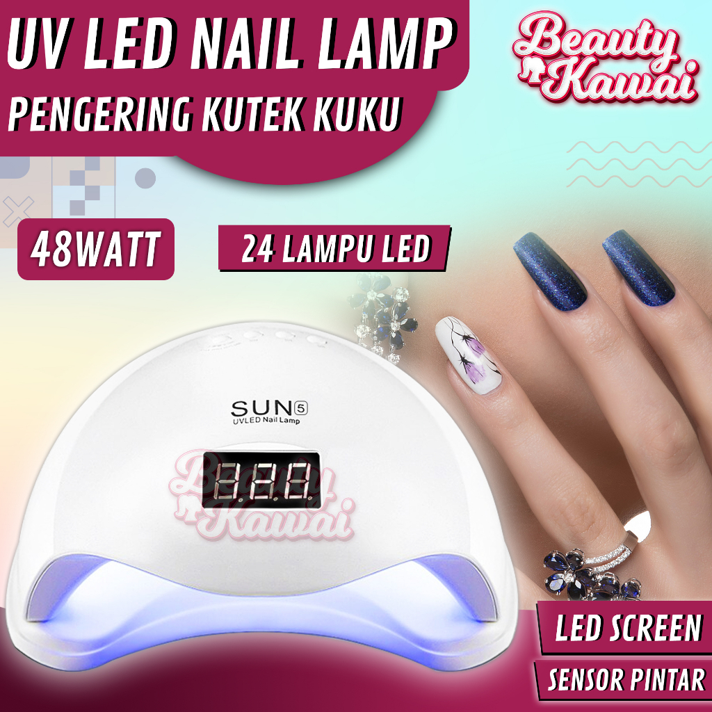 Sinar UV Kutek LED Perawatan Kuku SUN Mini Portable USB