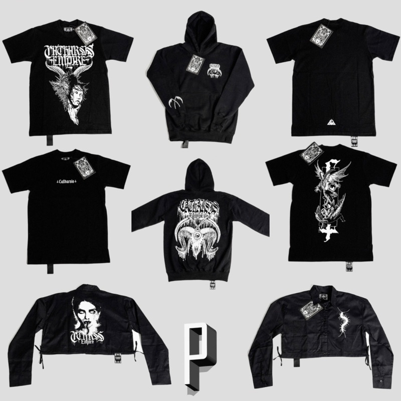 Catharsis Reborn Tees Engulf / Catharsis Reborn Tees Undertaker / Catharsis Reborn Hoodie Pilgrim / 