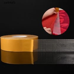 ( JI ) Double tape kuning kain / Double-sided Cloth Duct Tape Super Kuat Tahan Air