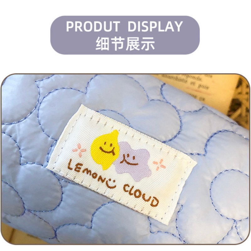 KENSHO Kotak Pensil Sleting Motif Bunga Flower Handle Pastel Bahan Parasut Korea / Pouch Makeup Aesthetic / Tas Aksesoris Wanita Lucu Import / Zipper / Flowers