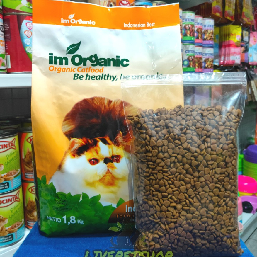 Im Organic Indonesian Best 500 gr/Makanan Kucing Imo im Organic Organik