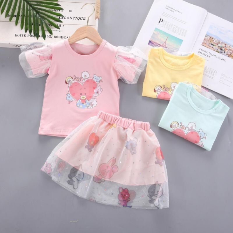 Ready ‼️ Dress Tutu Import Lucu BTS 21 bisa cod