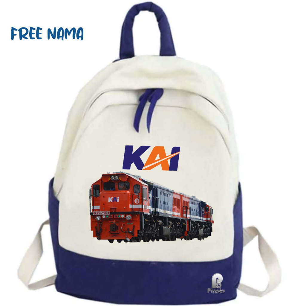 TAS RANSEL BACKPACK ANAK SEKOLAH MOTIF KERETA API INDONESIA/KAI CC2052119 UNISEX