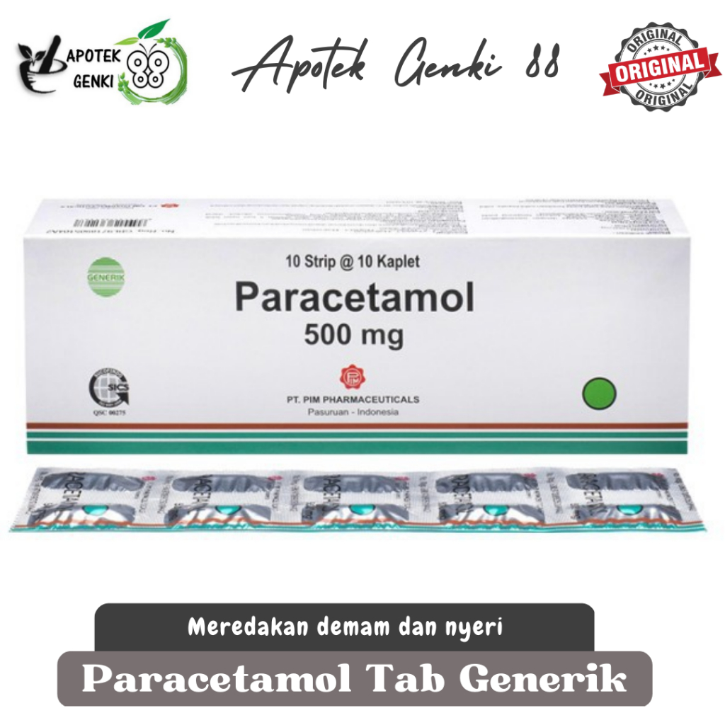 Paracetamol 500 mgTablet Generik