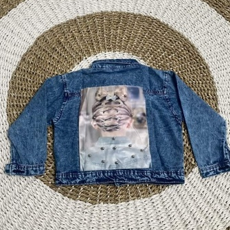 Jaket jeans anak korean style usia 3-8 tahun