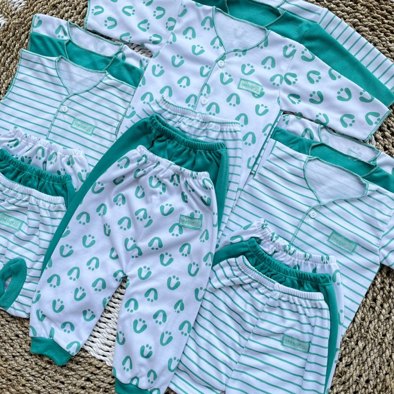 PROMO 7.7 18 Pcs Baju Bayi Celana Bayi Setelan Bayi Baju Bayi Newborn Baju Bayi Baru Lahir Atasan Bayi Baju Bayi Murah Baju Bayi Lucu Baju Bayi Serian Tosca DNW BABY