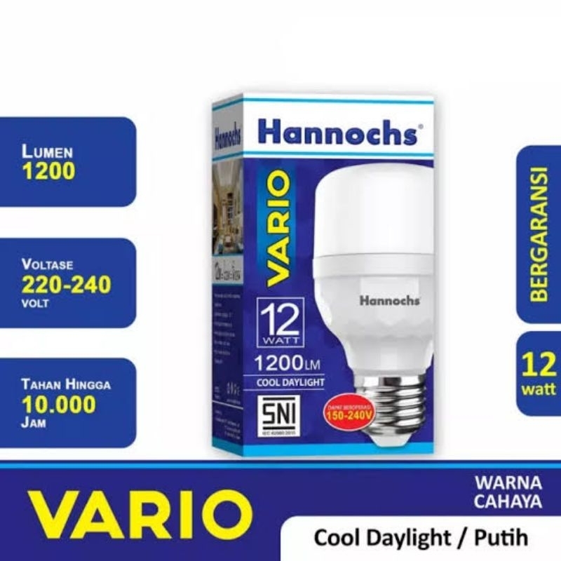 Lampu hannochs LED Vario 6 12 18 24 30 45 50 watt