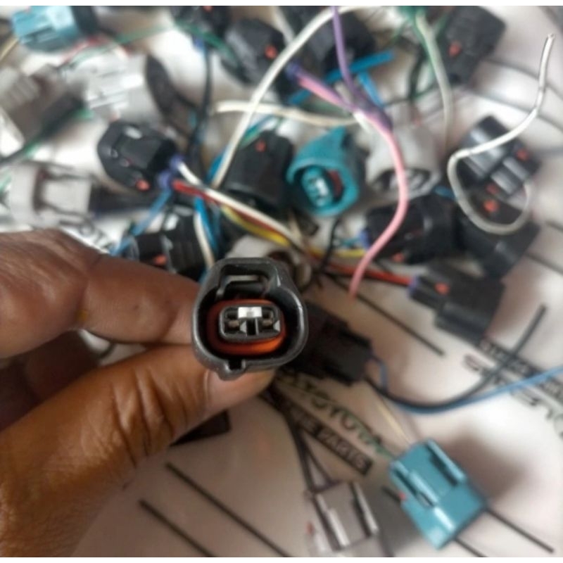 socket sensor actuator turbo diesel Hilux Fortuner Innova kabel 2 atau pin 2 original hrg satuan