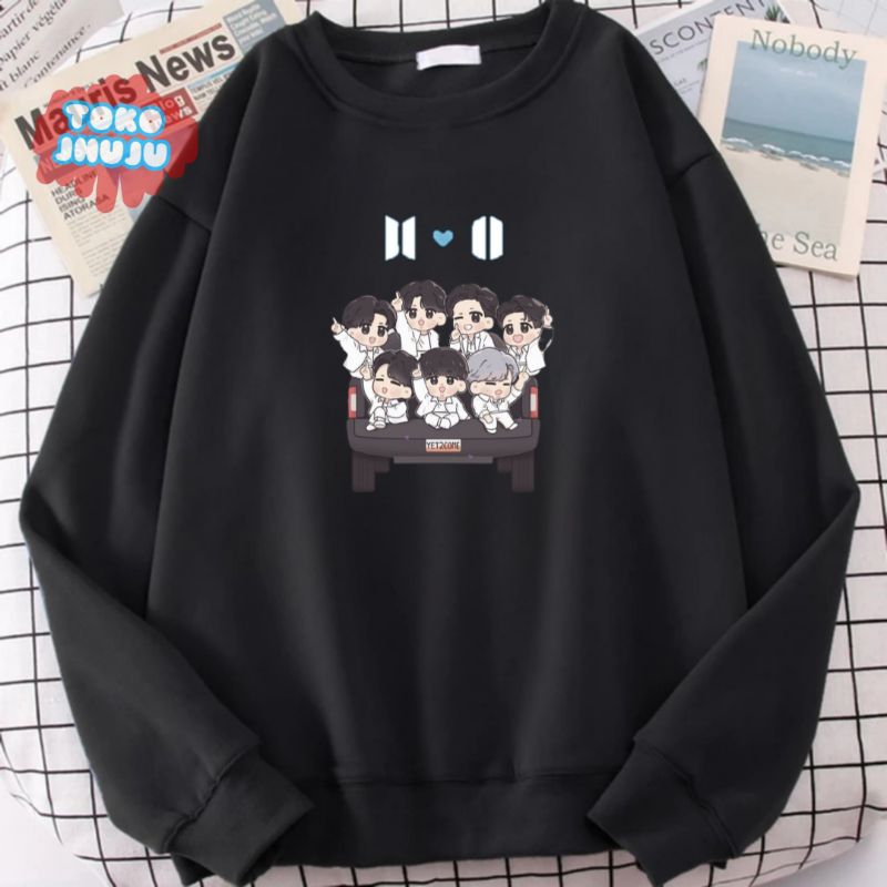 Sweater Bts Yet2come mobil bak