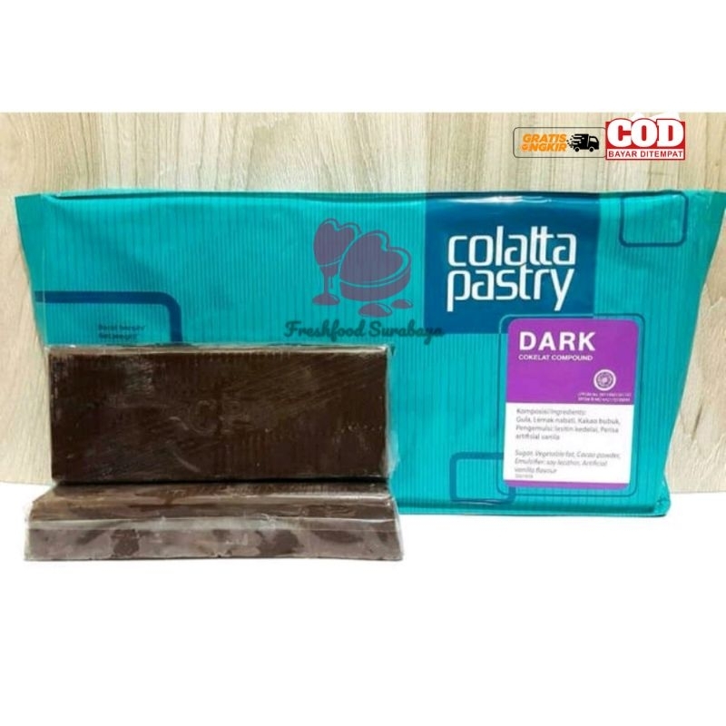 

❤️Freshfood❤️Colatta Pastry Dark compound 200gram