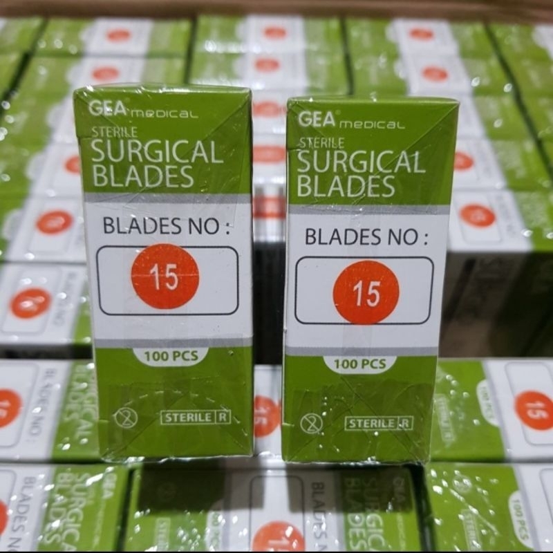 Bisturi Surgical Blade Bisturi Surgical Blades Pisau Bedah Mata Pisau Bedah Mata Pisau Operasi (pcs)