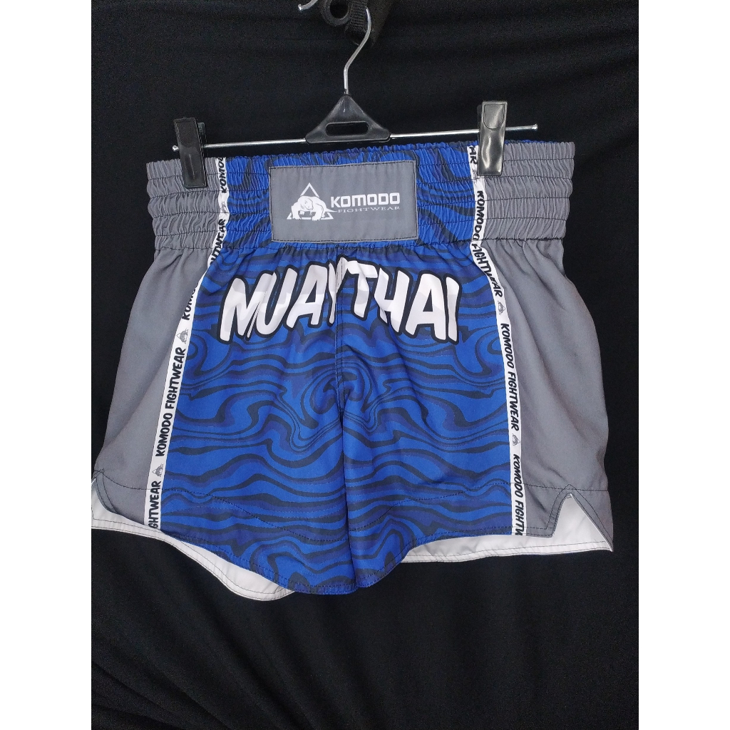 Celana MuayThai / Kick Boxing "Twist Blue"