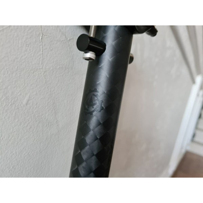 Seatpost Karbon Sepeda Lipat 31,8 mm Aceofik pikes 3 Sixty
