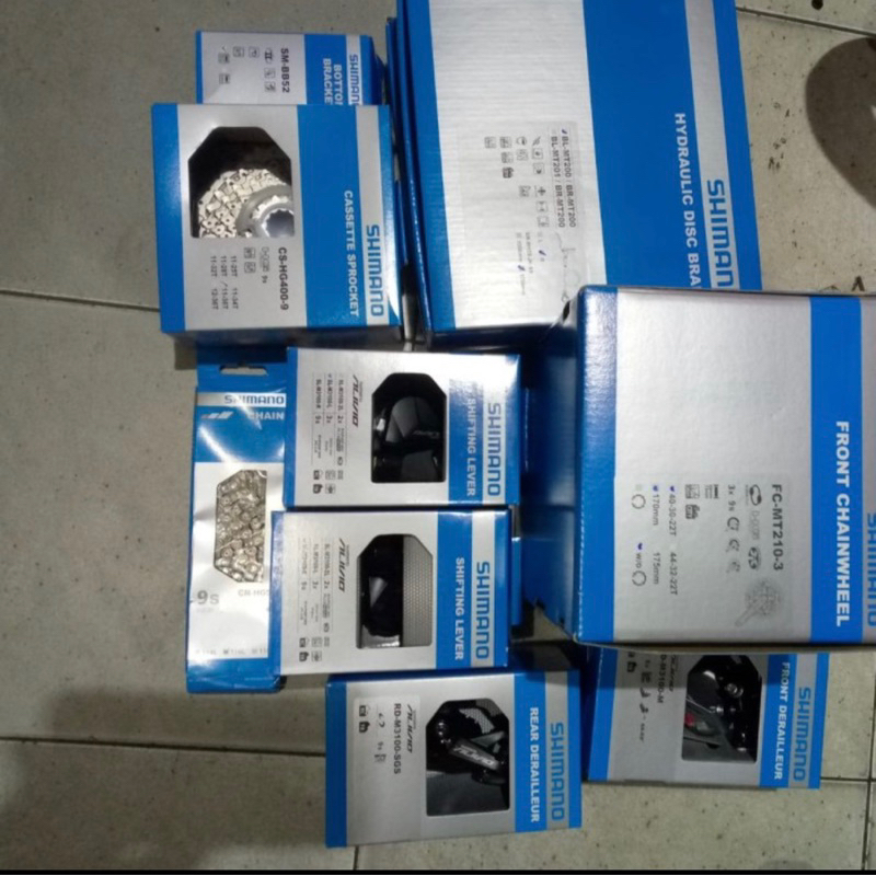 Full Groupset Avilio 3x9 speed MTB Lengkap