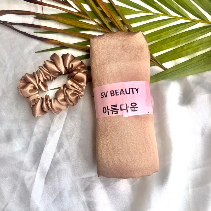 SV LIMITED EDITION SARUNG BANTAL SILK SV +SCRUNCHIE SILK SV SARUNG BANTAL SATIN SILK PILLOW CASE SILK