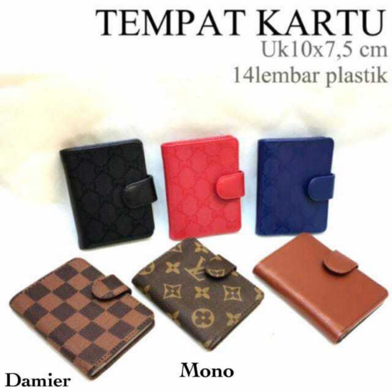 DKM DOMPET KARTU KANCING DOMPET LIPAT KARTU