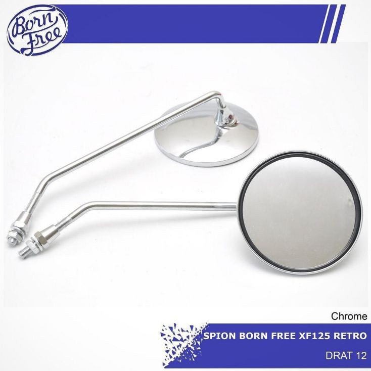 Spion bulat all honda c70 c50 CB100 win drat 12 panjang-spion honda c50 c70 c90 bulat Win Drat 12 Pa