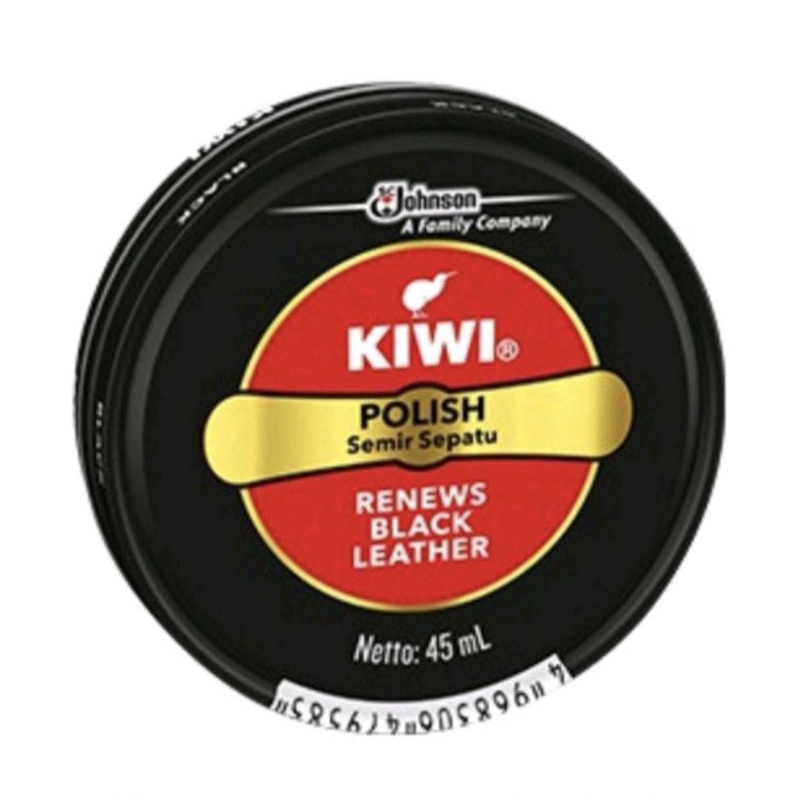 Kiwi Paste Black 45ml - Kiwi semir - kiwi semir sepatu - kiwi semir 45ml