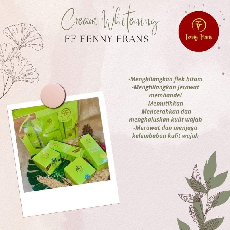 CREAM WHITENING FF FENNY FRANS