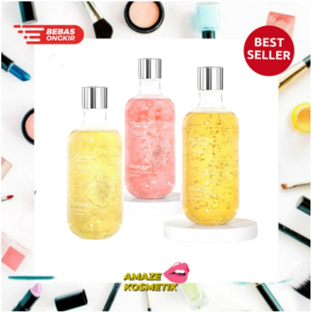 BIOAQUA Shower Gel Abstract Fresh Petals 250ML BPOM Baru !!