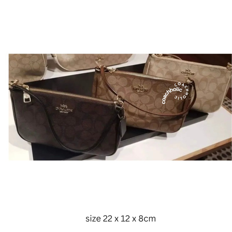 coach pouch top handle original