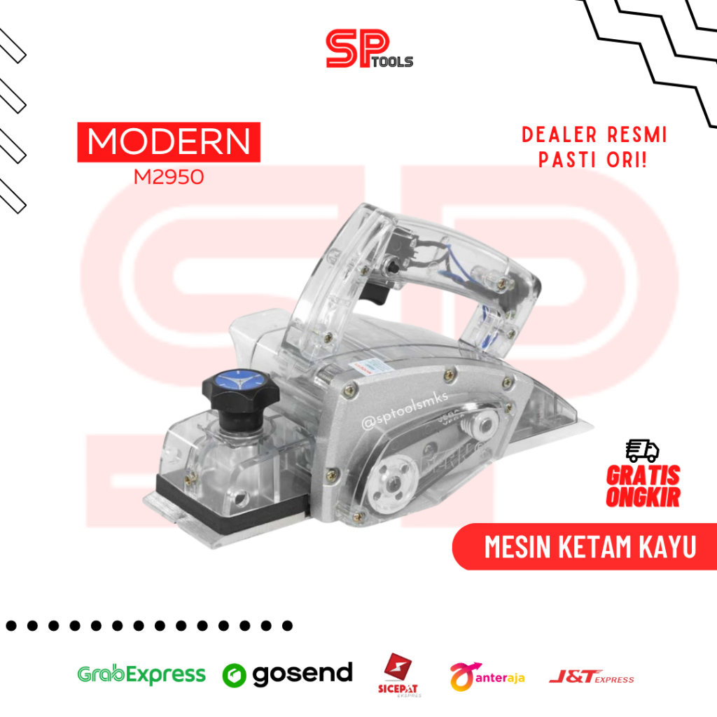 MESIN PLANNER PASAH KETAM KAYU 82MM M2950 / M-2950 / M 2950 MODERN